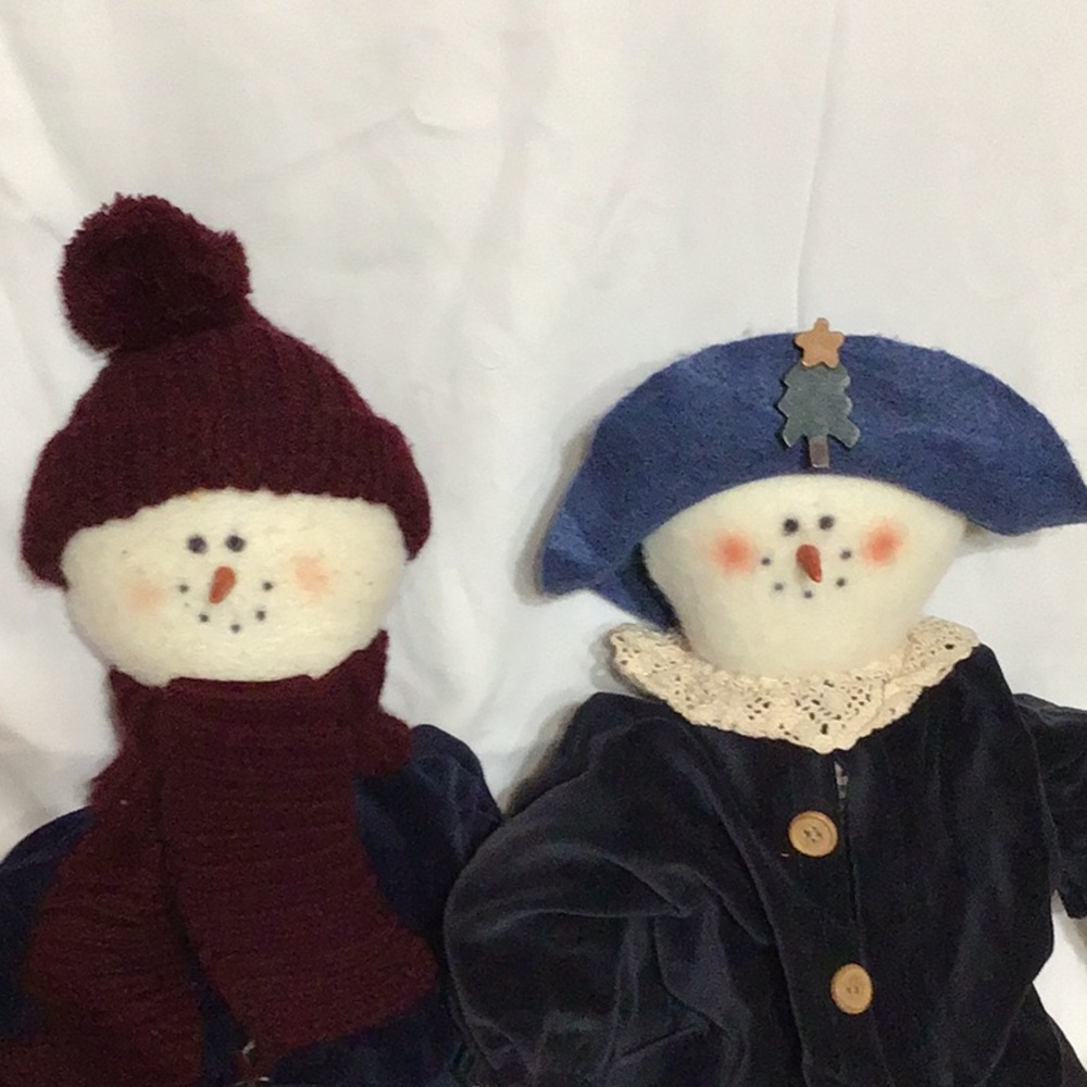 VINTAGE SNOWMAN DECORATION - Picture 2 of 7